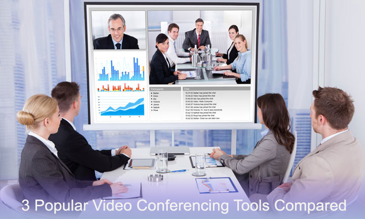 3 Popular Videoconferencing Tools Compared
